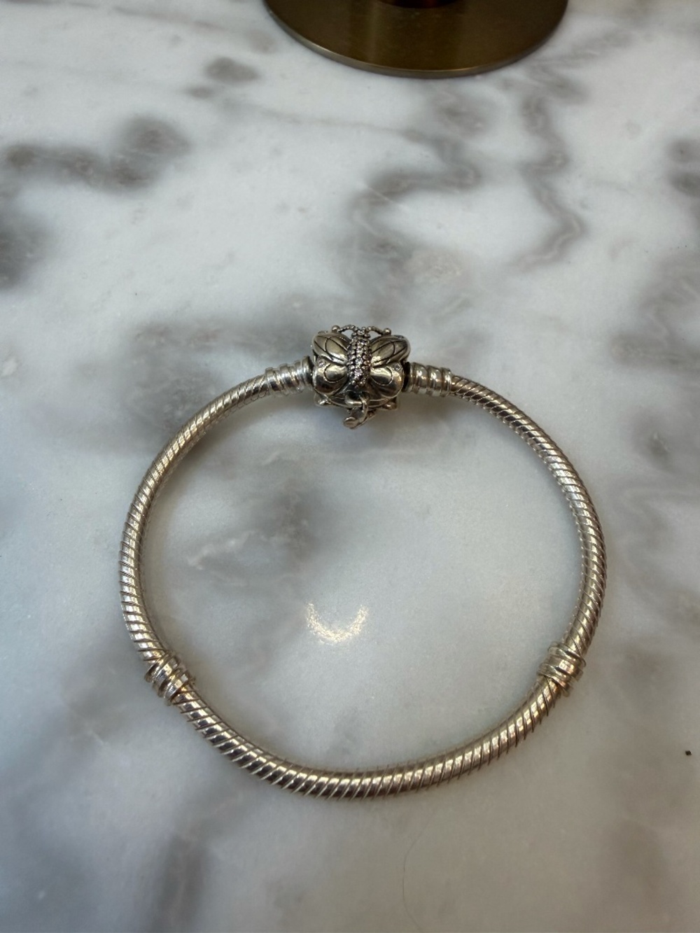 Silver Pandora Charm Bracelet